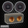 Massive Audio GTR 10 Package | Dual 10" 1500W D4 Subwoofers & QPower Sealed Box CUSTOM PHOTO FOR DESIGNER MOTORSPORTS AD