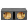 Massive Audio GTR 12 Package | Dual 12 Inch 1600W DVC 4 Ohm Subwoofers & QPower HD Ported Box