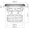 Massive Audio GTR 8 Inch 800W DVC 4 Ohm Subwoofers | GTR84 (4 Pack)