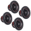 Massive Audio GTR 10 Inch 1500W DVC 2 Ohm Subwoofers | GTR102 (4 Pack)