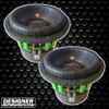 American Bass GODZILLA 12 Inch 12,000W DVC 2 Ohm Subwoofers | GODZILLA12D2 (Pair)