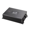 Massive Audio HIPPO 1360W RMS 4 Channel Full Range Amplifier | H12004 angled photo of amp