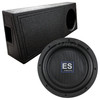 American Bass ES 12 Package | 12" 1600W D4 Slim Subwoofer & QBomb Ported Truck Box MAIN PHOTO