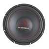 Massive Audio TKO 12 Package | 12" 600W S4 Subwoofer & QPower Ported Box FRONT PHOTO OF SUBWOOFER
