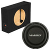 Massive Audio UFO 10 Package | 10 Inch 600W DVC 4 Ohm Slim Subwoofer & QPower Ported Slim Box