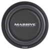 Massive Audio UFO 12 Package | 12 Inch 600W DVC 4 Ohm Slim Subwoofer & QPower Sealed Slim Box