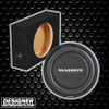 Massive Audio UFO 12 Package | 12" 600W D4 Slim Subwoofer & QPower Sealed Slim Box THUMBNAIL PHOTO FOR DESIGNER MOTORSPORTS AD