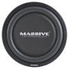 Massive Audio UFO 12 Package | 12 Inch 600W DVC 4 Ohm Slim Subwoofer & QPower Ported Slim Box