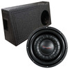 American Bass HAWK Slim 10 Package | 10 Inch 1500W DVC 2 Ohm Shallow Subwoofer & QBomb Ported Truck Box