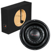 American Bass HAWK Slim 10 Package | 10 Inch 1500W DVC 4 Ohm Shallow Subwoofer & QPower Ported Slim Box