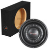 American Bass HAWK Slim 12 Package | 12 Inch 2000W DVC 4 Ohm Shallow Subwoofer & QPower Sealed Slim Box