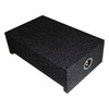American Bass HAWK Slim 12 Package | 12" 2000W D4 Shallow Subwoofer & QBomb Sealed Downfire Box PHOTO OF SUB BOX FACING DOWN