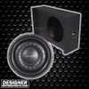 American Bass HAWK Slim 12 Package | 12" 2000W D4 Shallow Subwoofer & QBomb Sealed Downfire Box THUMBNAIL PHOTO FOR DESIGNER MOTORSPORTS AD