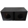 American Bass HD 8 Package | Dual 8 Inch 800W DVC 4 Ohm Subwoofers & QBomb Ported Box FRONT PHOTO OF SUBWOOFER BOX