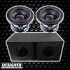 American Bass XD 8 Package | Dual 8" 900W D4 Subwoofers & QBomb Ported Box THUMBNAIL PHOTO FOR DESIGNER MOTORSPORTS AD