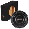 American Bass SL 10 Package | 10 Inch 600W DVC 4 Ohm Slim Subwoofer & QPower Sealed Slim Box