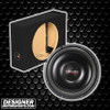 American Bass SL 12 Package | 12" 600W S4 Slim Subwoofer & QPower Ported Slim Box THUMBNAIL PHOTO FOR DESIGNER MOTORSPORTS AD