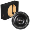 American Bass SL 12 Package | 12" 600W D4 Slim Subwoofer & QPower Ported Slim Box MAIN PHOTO