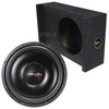 American Bass SL 12 Package | 12 Inch 600W DVC 4 Ohm Slim Subwoofer & QBomb Sealed Downfire Box