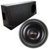 American Bass SL 12 Package | 12" 600W D4 Slim Subwoofer & QBomb Ported Truck Box MAIN PHOTO