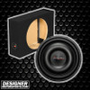American Bass Titanium 12 Package | 12" 1200W D4 Slim Subwoofer & QPower Ported Slim Box THUMBNAIL PHOTO FOR DESIGNER MOTORSPORTS AD