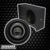American Bass Titanium 12 Package | 12" 1200W D4 Slim Subwoofer & QBomb Sealed Downfire Box THUMBNAIL PHOTO FOR DESIGNER MOTORSPORTS AD