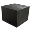 Audiopipe TS-CAR15 Package | 15" 1000W S4 Subwoofer & QBomb Kerf Ported Box REAR PHOTO OF SUB BOX TERMAINALS