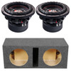 VFL Audio VFL 10 Package | Dual 10 Inch 1600W DVC 4 Ohm Subwoofers & QPower HD Ported Box