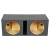 DB Drive WDX12G2R.4 Package | Dual 12 Inch 2500W Max DVC 4 Ohm Subwoofers & QPower HD Ported Box