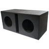 DB Drive WDX8G2R.2 Package | Dual 8 Inch 1500W Max DVC 2 Ohm Subwoofers & QBomb Ported Box