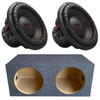 DB Drive WDX12G2R.2 Package | Dual 12 Inch 2500W Max DVC 2 Ohm Subwoofers & QPower HD Sealed Box
