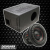 DB Drive WDX6.5G2R.4 Package | 6.5 Inch 1500W Max DVC 4 Ohm Subwoofer & QBomb Ported Box