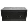 DB Drive WDX6.5G2R.2 Package | Dual 6.5 Inch 1500W DVC 2 Ohm Subwoofers & QBomb Ported Box