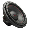 DB Drive WDX G2R 15 Package | Dual 15" 2500W D4 Subwoofers & QPower HD Sealed Box ANGLED PHOTO OF SUB