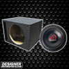Massive Audio GTX104H Package | 10" 1600W D4 Subwoofer & QPower HD Ported Box THUMBNAIL PHOTO FOR DESIGNER MOTORSPORTS AD