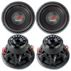 Massive Audio SUMMO XL 12 Inch 3000W DVC 4 Ohm Subwoofers | SUMMOXL124 (4 Pack)