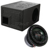 American Bass GODZILLA 8 Package | 8 Inch 2400W DVC 4 Ohm Subwoofer & QBomb Ported Box