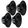 American Bass STALLION 6.5 Inch 700W 4 Ohm Pro Audio Midrange Speakers | STALLION65MR (4 Pack)