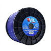 VFL Audio 1/0 Gauge OFC Wire 50ft Roll | 50 Feet 0 AWG Copper Power Cable | BLUE