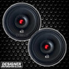 Massive Audio P65NTI | 6.5 Inch 280W 4 Ohm 2-Way PRO MidBass Speakers (Pair)