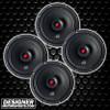 Massive Audio P8NTI | 8 Inch 320W 4 Ohm 2-Way PRO MidBass Speakers (4 Pack)