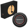 DB Drive SPF10D4 Package | 10 Inch 1000W Max DVC 4 Ohm Shallow Subwoofer & QPower Ported Slim Box
