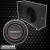 DB Drive Speed Series 10 Package | 10" 1000W D4 Shallow Subwoofer & QBomb Sealed Downfire Box THUMBNAIL PHOTO FOR DESIGNER MOTORSPORTS AD