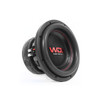 DB Drive WDX G1 8 Package | 8" 1200W D4 Subwoofer & QBomb Ported Box ANGLED PHOTO OF SUB SURROUND