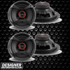 DB Drive DB6 | 6.5 Inch 120W 4 Ohm 2-Way Coaxial Speakers (4 Pack) THUMBNAIL PHOTO FOR DESIGNER MOTORSPORTS AD