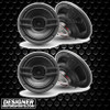 DB Drive DB65DC | 6.5 Inch 100W 4 Ohm 2-Way Coaxial Speakers (4 Pack)