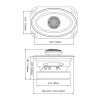 DB Drive WDX46MOTO-G2 | 4x6 Inch 150W 4 Ohm 2-Way Coaxial Speakers (4 Pack)