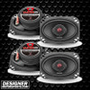 DB Drive WDX46MOTO-G2 | 4x6 Inch 150W 4 Ohm 2-Way Coaxial Speakers (4 Pack)