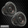 DB Drive WDX6.5G2R.2 | 6.5 Inch 1500W Max DVC 2 Ohm Subwoofers | WDX G2R 6.5" (Pair)