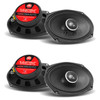 DB Drive WDX69MOTO | 6x9 Inch 500W 4 Ohm 2-Way Coaxial Speakers (4 Pack)